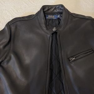 Polo Ralph Lauren Lambskin Leather Jacket M